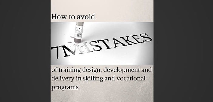 Skill developmet mistakes
