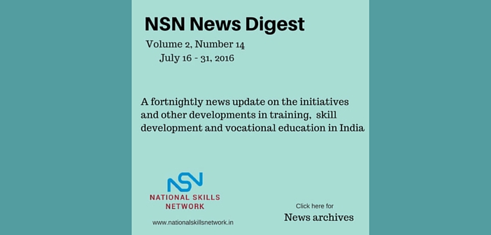 Skill Development News Digest – 010816