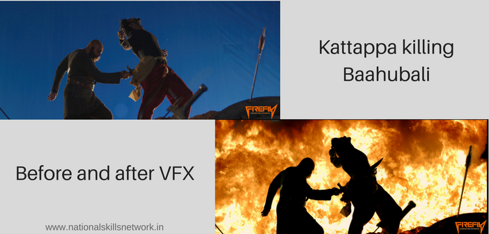 Kattappa killing Baahubali