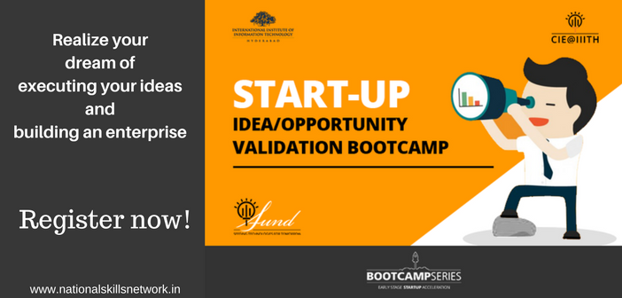 startup validation bootcamp IIIT