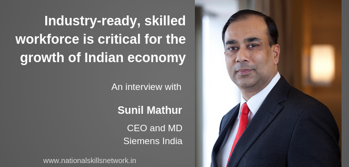 Sunil Mathur CEO MD Siemens India
