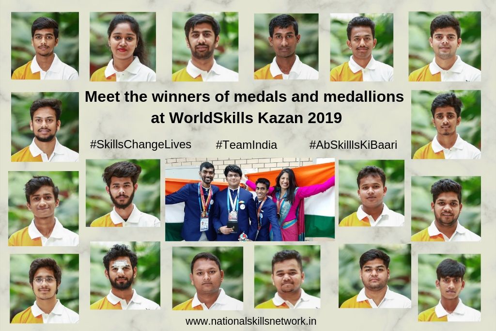 Meet the Indian team that won medals and medallions at WorldSkills Kazan 2019