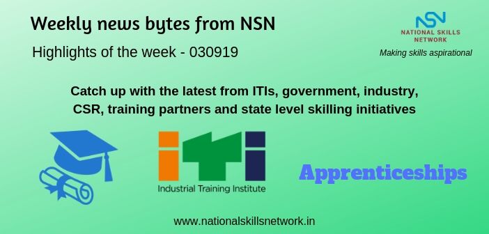 News Bytes on Skill Development and Vocational Training – 030919