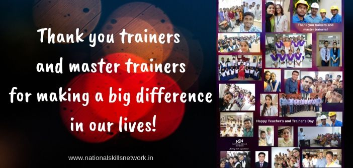 Thank you trainers and master trainers for making a big difference in our lives!