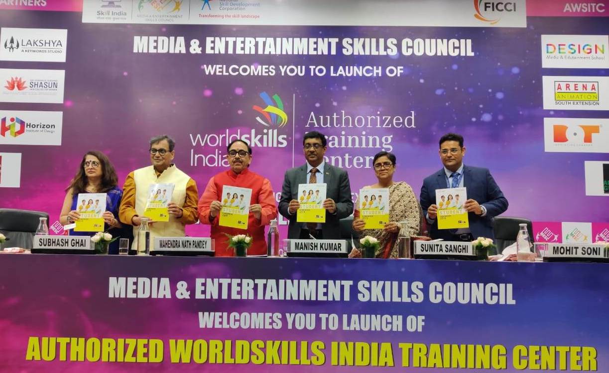 Launch of 14 Authorized World Skills India Training Centers (AWSITC) for Media and Entertainment sector
