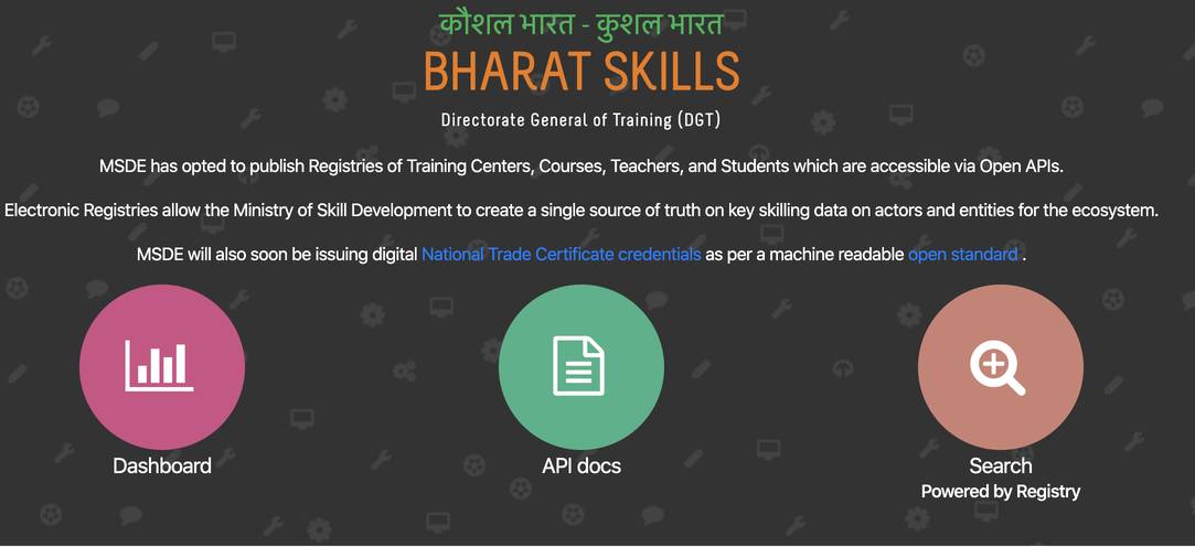 DGT launches public registry for all skill development information