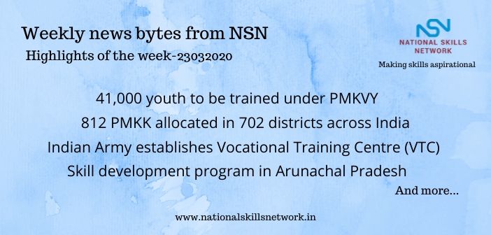 News Bytes on Skill Development and Vocational Training – 23032020