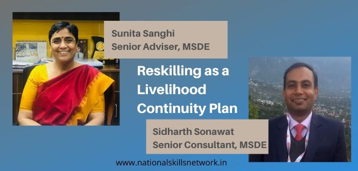 Reskilling as a livelihood continuity plan