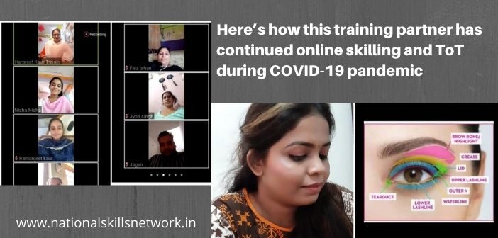 training partner has continued online skilling and ToT during COVID-19