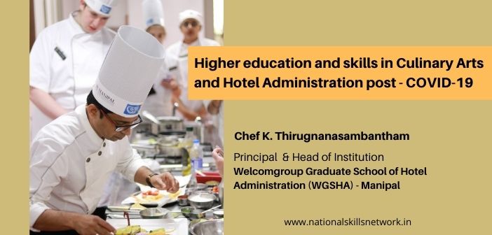 Higher education and skills in Culinary Arts and Hotel Administration post - COVID-19