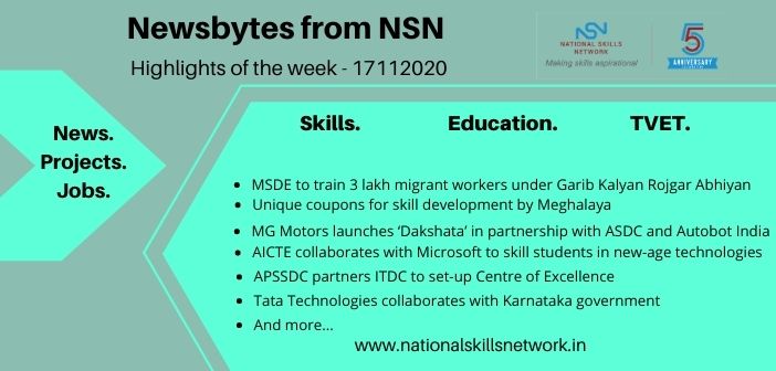 Newsbytes on skill development and vocational training