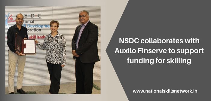 NSDC collaborates with Auxilo Finserve