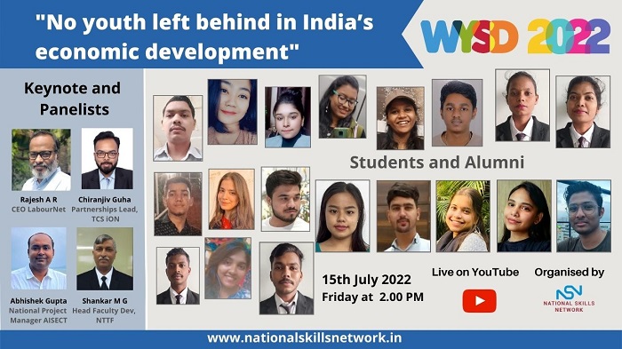 World Youth Skills Day 2022 No Youth Left Behind in India's Economic Development Webinar report