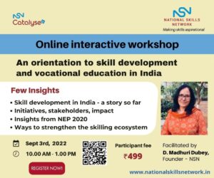 NSN skill development and vocational education workshop september 2022