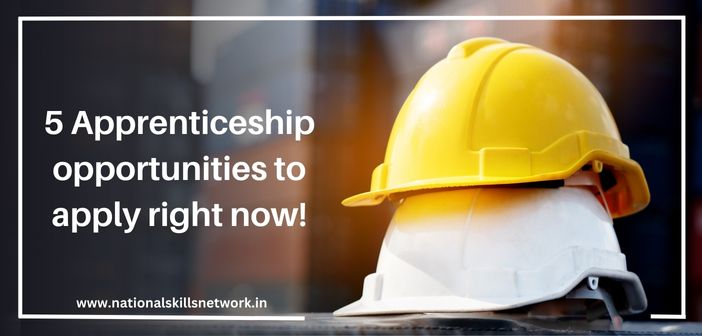 5 Apprenticeship opportunities to apply right now!