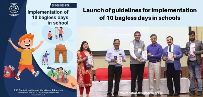 Launch of guidelines for implementation of 10 bagless days in schools (1)