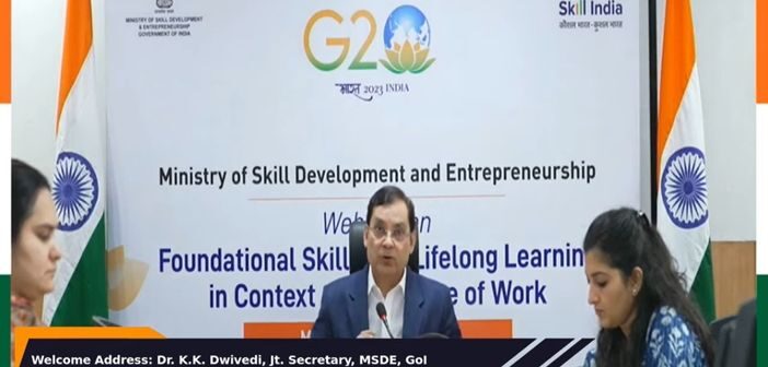 MSDE organised the 2nd webinar on foundational skills and lifelong learning in the context of future of work