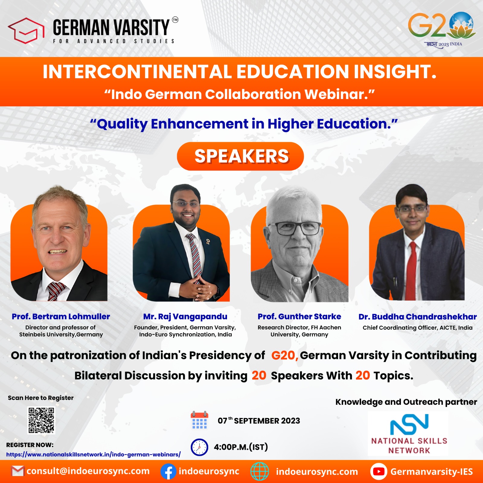 Intercontinental Education Insight - Indo German Collaboration Webinar