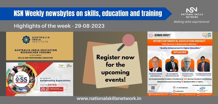 NSN Weekly newsbytes on skills, education and training- 29082023