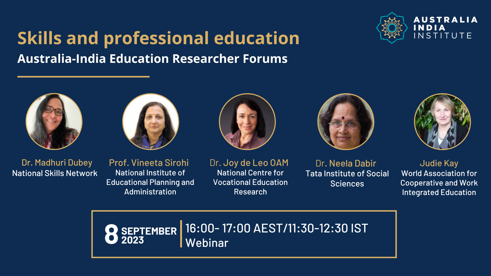 Australia India Researchers Forum - Skills and Professional Education (1)