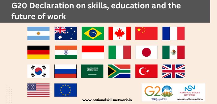 G20 Declaration on skills, education and the future of work