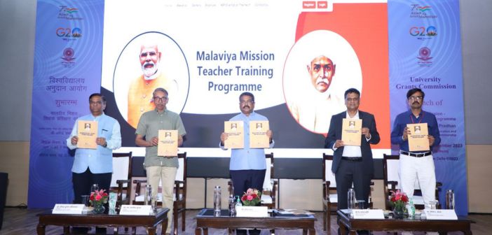 Malaviya Mission Teacher Training Program launched by Shri Dharmendra Pradhan and UGC